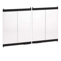 42" Standard Bi-Fold Black Glass Door - B00NA5PMH8